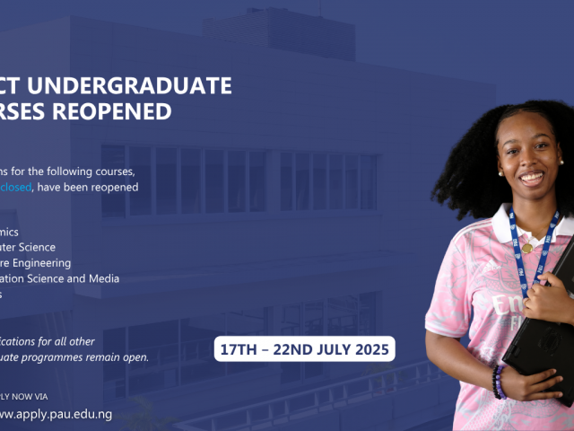 Admission Update: Reopening of Select Undergraduate Courses at Pan-Atlantic University